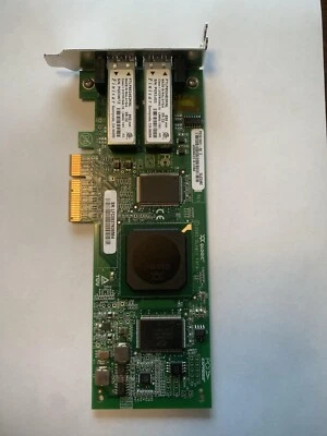 QLogic QLE2462 Network Card 4Gbps Dual Port PCIe x4 QLE2462 - Image 1 of 2