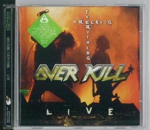 OVER KILL WRECKING EVERYTHING LIVE SPITCD223 2002 CD OTTIMO USATO - Bild 1 von 2