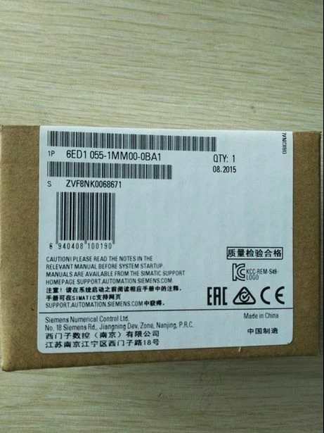 #LL 1PC NEW 6ED1055-1MM00-0BA1 6ED1 055-1MM00-0BA1   SIEMENS LOGO AM2 AQ - Image 1 of 1