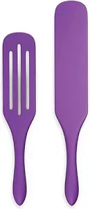 Mad Hungry Silicone 2-Piece Spurtle Kitchen Utensil Set Cooking Spoons Stirring - Picture 1 of 44