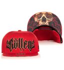 Sullen Art Collective Sketchy Skull Snapback Cap Hat Red New UK Seller