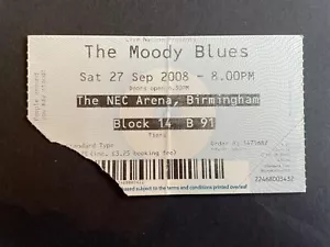 The Moody Blues Ticket 2008 - Picture 1 of 1