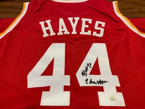 Elvin Hayes Signed Autographed Custom Houston Rockets Jersey w/ Inscription - Picture 1 of 3