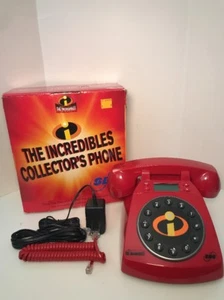 Disney Pixar The Incredibles SBC Red Collector's Phone in Box 2004 - Picture 1 of 12