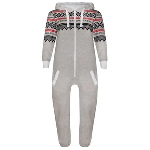 Kids Girls Boys Aztec Snowflake A2Z Onesie One Piece Jumpsuit Playsuit 7-13 Year - Picture 1 of 32