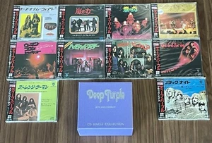With PROMO BOX! All CDs SEALED! Deep Purple JAPAN 10 x CD single set FREE SHIP! - Imagen 1 de 11