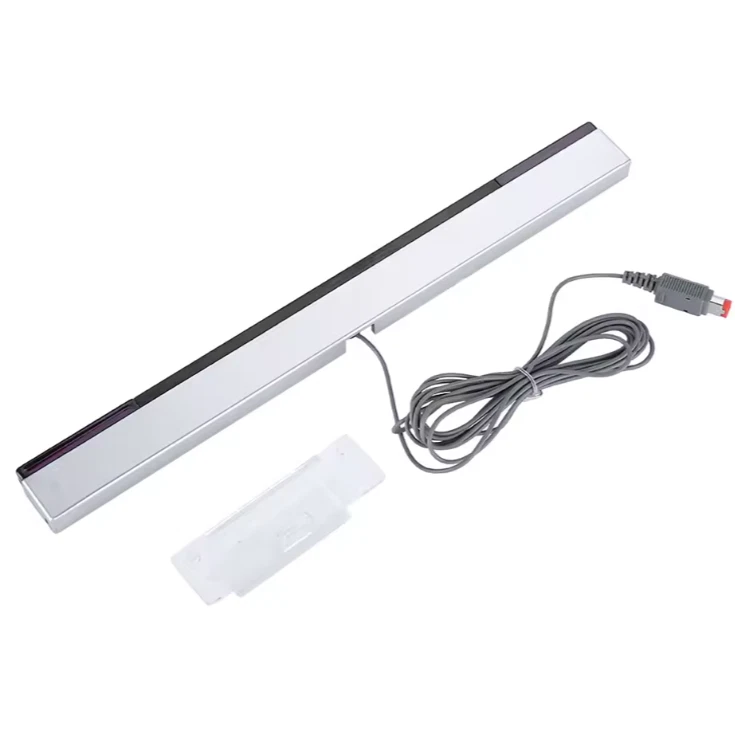 SENSOR BAR FOR NINTENDO WII & WII U WITH STAND WIRED INFRARED RECEIVER - NEW - Image 1 of 1
