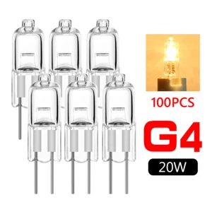 High Luminous G4 Halogen Warm White 12V 20W Lamp Light Blubs JC Type 100pcs FB2 - Picture 1 of 8