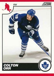 2010-11 GLOSSY #444 COLTON ORR Score - Toronto Maple Leafs