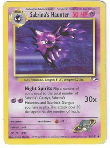 Sabrina's Haunter - Gym Heroes - 58/132 - Pokemon Karte - Englisch - Bild 1 von 2