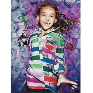 Desigual Kinder Mädchen Retro bedruckt Tunika Shirt Oberteil Langarm 5-6 Jahre 233639 - Bild 1 von 6