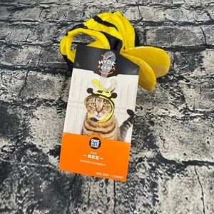 Hyde & Eek BEE Hat Halloween Costume One Size Headpiece Black Yellow - Picture 1 of 12