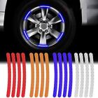 20pcs Creative Decoration Tire Rim Reflective Strips Car Wheel Hub Sticker