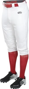 Rawlings Launch Series Knicker Fit Baseball Pants White Men's S Small - Picture 1 of 11