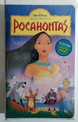 Pocahontas VHS 1996 Disney masterpiece collection (Factory Sealed) Clamshell Foto 1 de 3