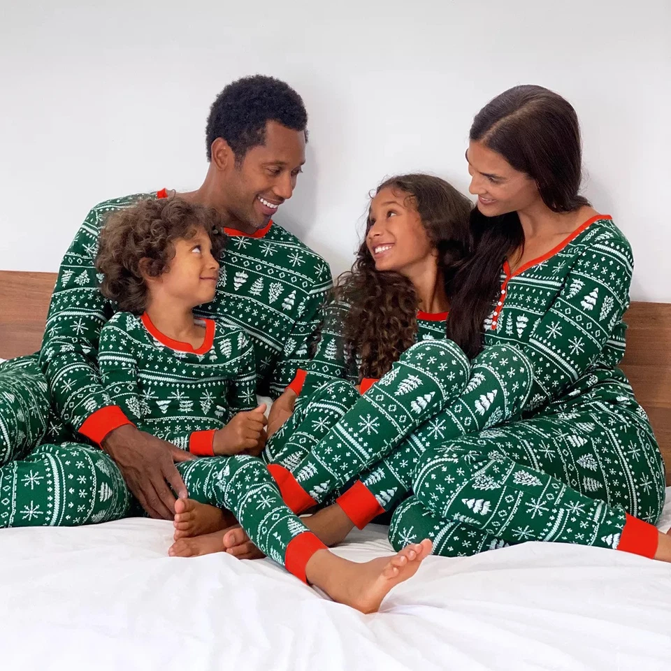 CHRISTMAS PYJAMAS MATCHING FAMILY PJ SETS FOR MENS LADIES KIDS BABY PET DOG - Image 1 of 1