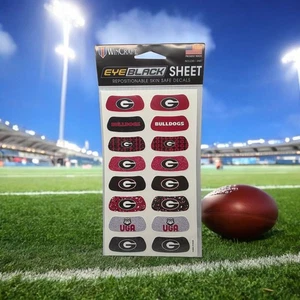 Georgia Bulldogs Auge schwarz Aufkleber NCAA College Football UGA Schulgeist! - Bild 1 von 2