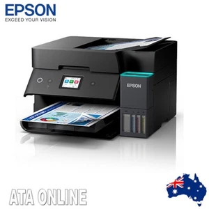 EPSON ECOTANK ET-4950 Wi-Fi MULTIFUNCTION INKJET PRINTER + 2 Yr Wty New Model - Picture 1 of 3