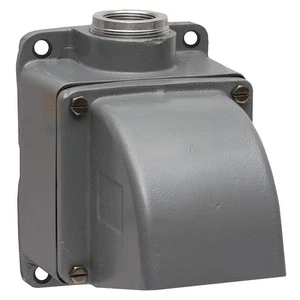 HUBBELL MB601003W 4-Way Angle Back Box,15,60/100 A,1.5in 5HJ46 - Picture 1 of 1