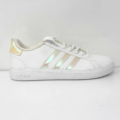 Adidas Boys Grand Court 2.0 GY2326 White Casual Shoes Sneakers Size 6.5 - Image 1 of 4