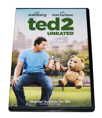 TED 2 Unrated DVD Movie MARK WAHLBERG, SETH MACFARLANE Mint Condition Foto 1 de 4
