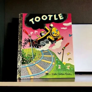 Tootle A Little Golden Book 210-55 Children's Train Story Gift Classic HC Gift - Imagen 1 de 5