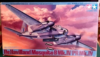 TAMIYA - DE HAVILLAND MOSQUITO B Mk.IV/PR Mk.IV scala1:72 -kit n. 61066 - Immagine 1 di 3
