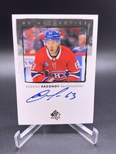 2022-23 SP Authentic UD Authentics Evgenii Dadonov Auto Canadiens