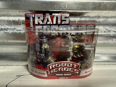 Transformers Robot Heroes Movie Series Optimus Prime Vs. Scorponok MOC - Image 1 of 4