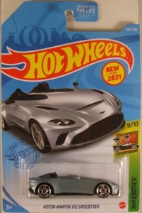 Hot Wheels #2021-243 Aston Martin V12 Speedster en tarjeta larga de Estados Unidos (NUEVO EN BLISTER) - Imagen 1 de 2