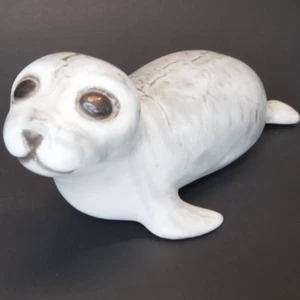 Andersen Design Baby Seal Early Vintage Grey Marine Life sculpture - Picture 1 of 9