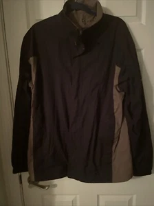 Nike Golf Storm Fit Activewear Black & Brown Zip Up Jacket Size Large - Picture 1 of 4