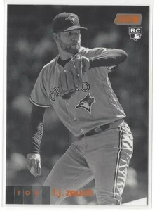 2020 Topps Stadium Club T.J. Zeuch Rookie RC Orange Parallel Blue Jays #294 SP - Picture 1 of 1