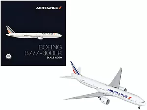 Boeing 777-300ER Commercial Aircraft Flaps Down Air France F-GZNH White 1/200 - Picture 1 of 1