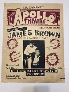 James Brown Poster Mr Dynamite Apollo Theatre - Picture 1 of 7