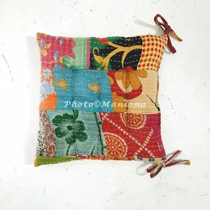 Handmade Patchwork Soft chair seat pad dining bedroom garden kitchen mat cushion - Picture 1 of 6
