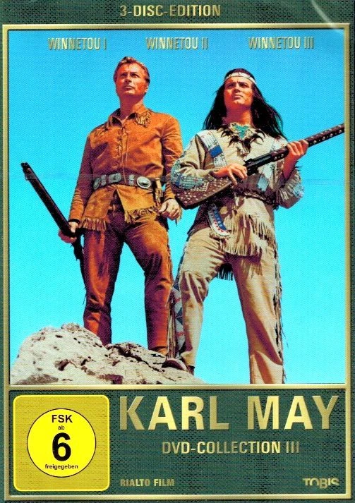 DVD-BOX NEU/OVP - Karl May - DVD-Collection III (3) - Winnetou 1, 2 und 3 - Bild 1 von 2