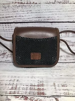 Liz Claiborne Crossbody Two Toned Black Brown BAG PURSE - Image 1 of 4