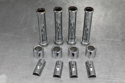 Bonito conjunto de tubos de cubierta de varilla de empuje Harley Davidson Softail Fat Boy OEM usado Foto 1 de 4