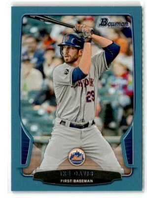 Ike Davis SN New York Mets 2013 Bowman Blue #72 - Image 1 of 2