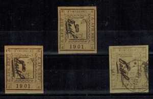 TRANSVAAL Pietersburg 1901 6 Pence Mint & Used P1&2 R 2/3 w/POSTZEOEL ERROR - Picture 1 of 1