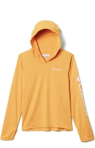 Columbia Kids Fork Stream Hoodie Omni Shade , Mango, Youth XL - Picture 1 of 2