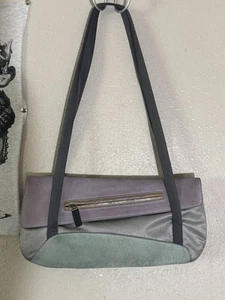 S/S 2000 Miu Miu Suede and Mesh Shoulder Bag - Picture 1 of 9