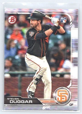 2019 Bowman Steven Duggar #30 Rookie RC San Francisco Giants A-2 - Image 1 of 2