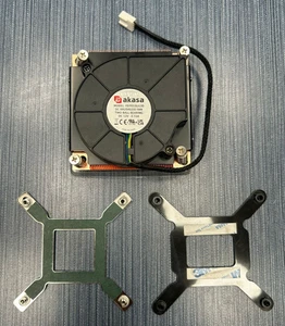 Akasa CPU Cooler 1U LGA1200/1155/1156/LGA775 Model: FD7015U12D - Picture 1 of 2