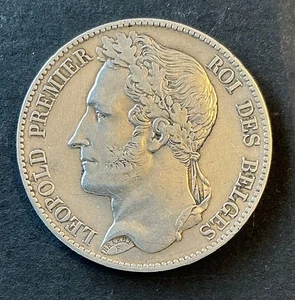 Belgique - Léopold Ier - Très Jolie Monnaie de 5 Francs 1849 en Argent (7) - Bild 1 von 2