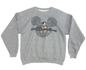 Disney Parks Walt Disney World Sweatshirt Herren XL grau Mickey Mouse Rundhals - Bild 1 von 12