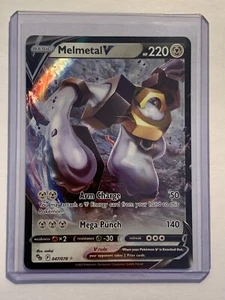 GCC Pokemon - Pokemon GO - Melmetal V 047/078 - Olo ultra raro arte completa quasi nuovo/m - Foto 1 di 2