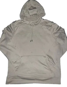 Under Armour Pullover Pile Felpa con Cappuccio Sportiva Beige Uomo Taglia L - Foto 1 di 5