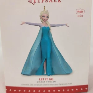 Hallmark Frozen Ornamento ELSA Let It Go Princesa MAGIC Sound Nuevo 2015 Vestido Azul - Imagen 1 de 5